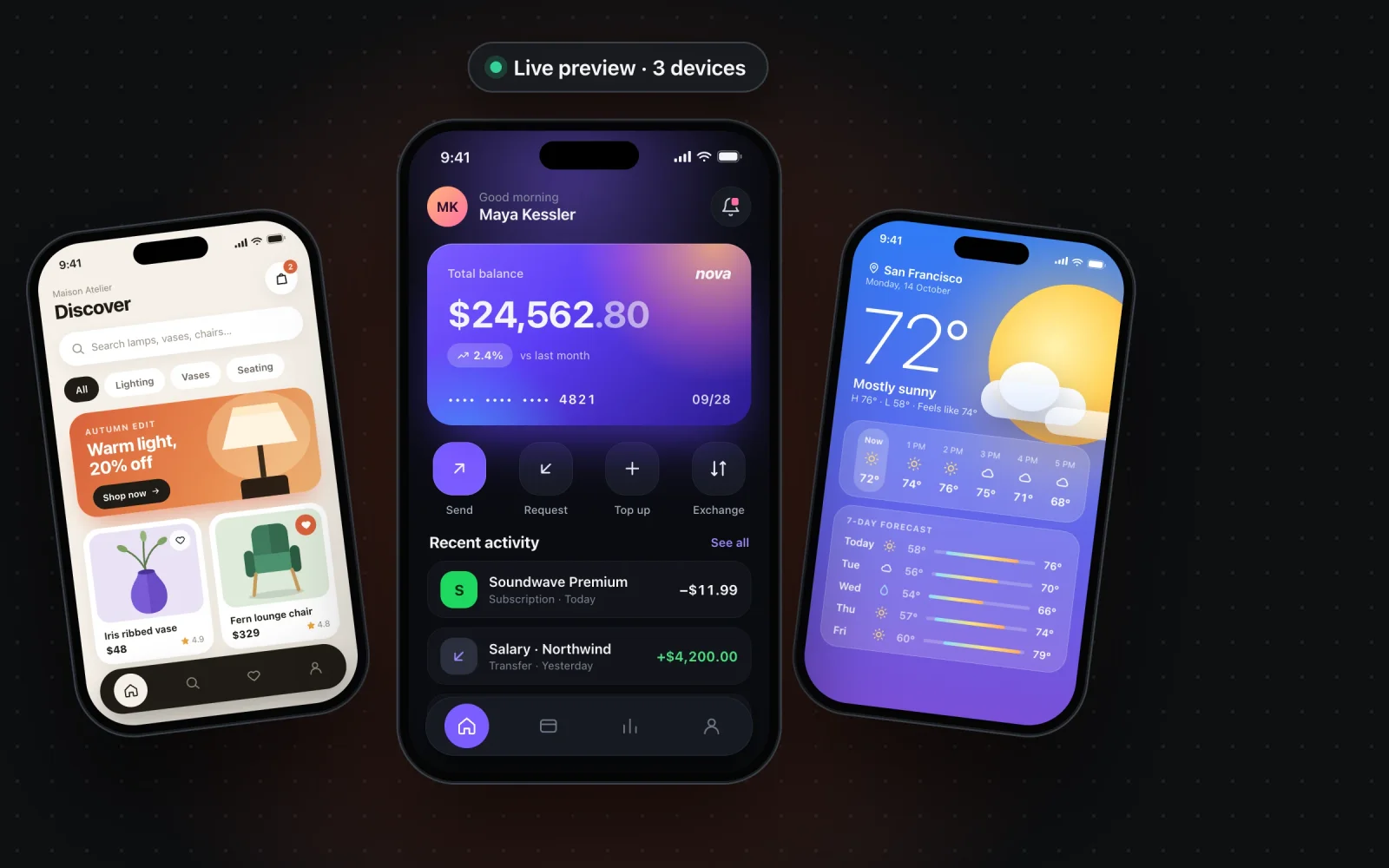 preivew figma mobile app on real device expo preview react native demo