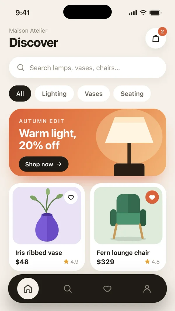 Shop app template